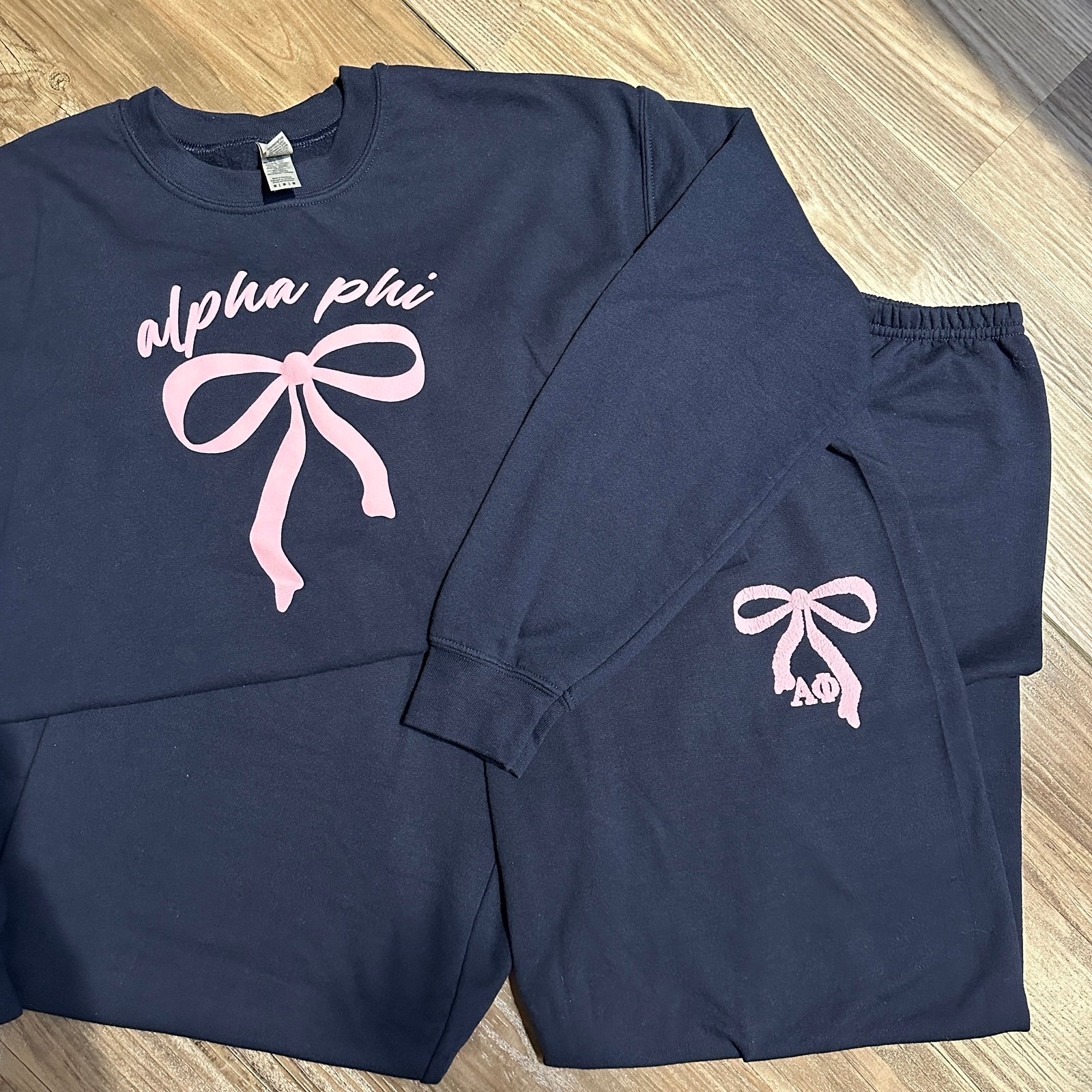 Alpha Phi Sorority sweat set