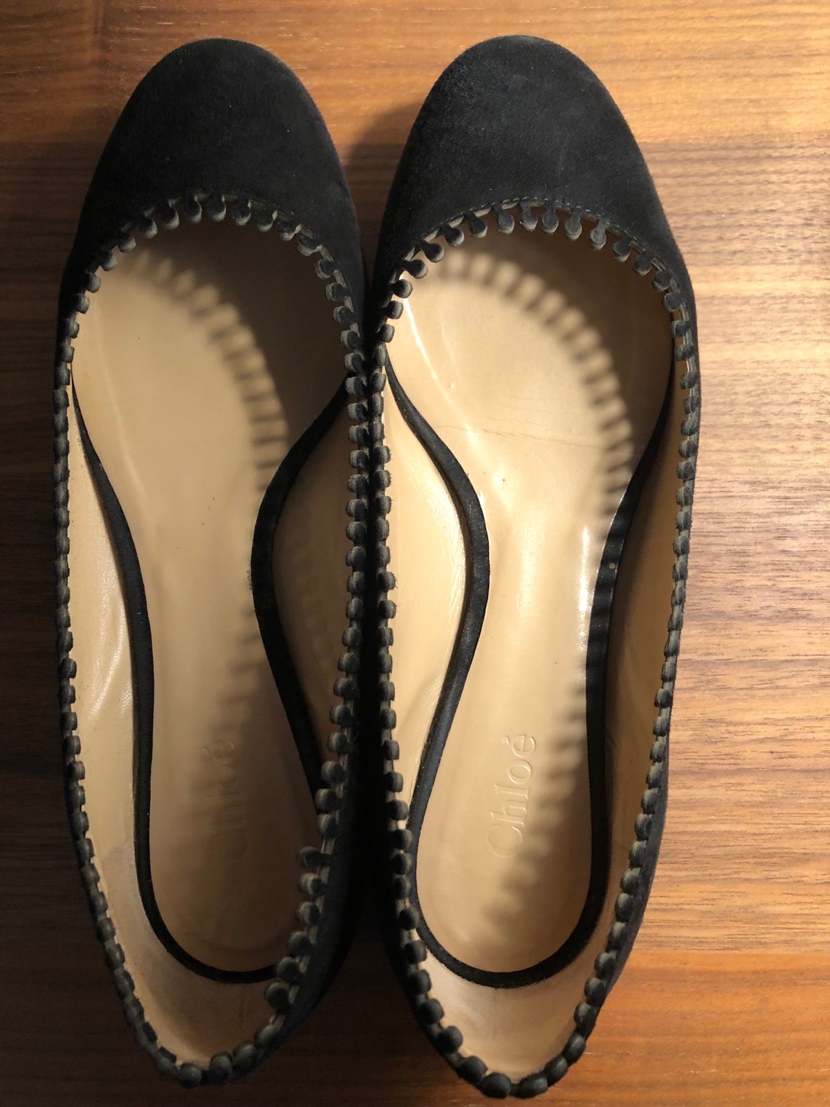 Chloe suede flats