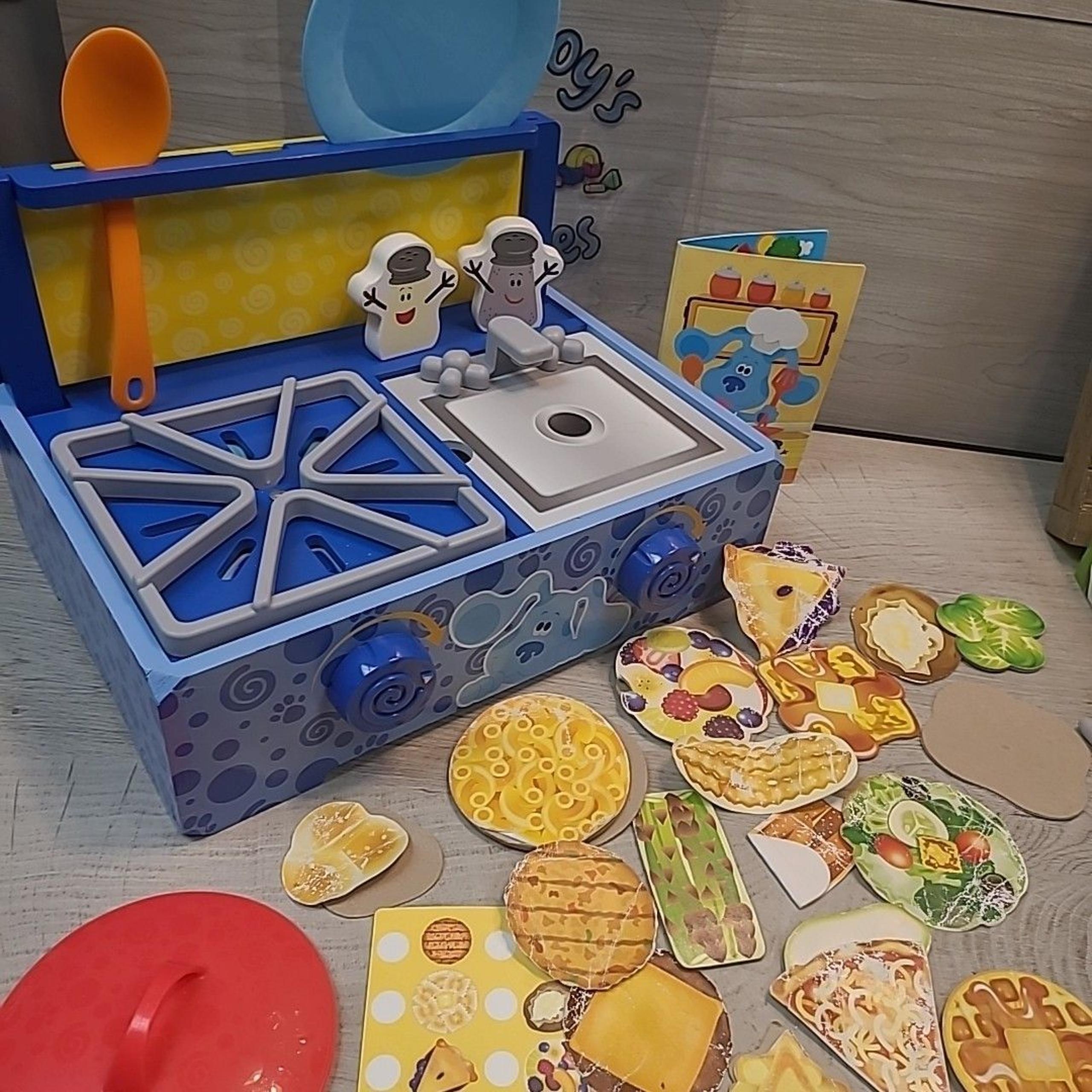 Melissa & Doug Blue's Clues Wooden Cooking Play Set Incomplete See Description