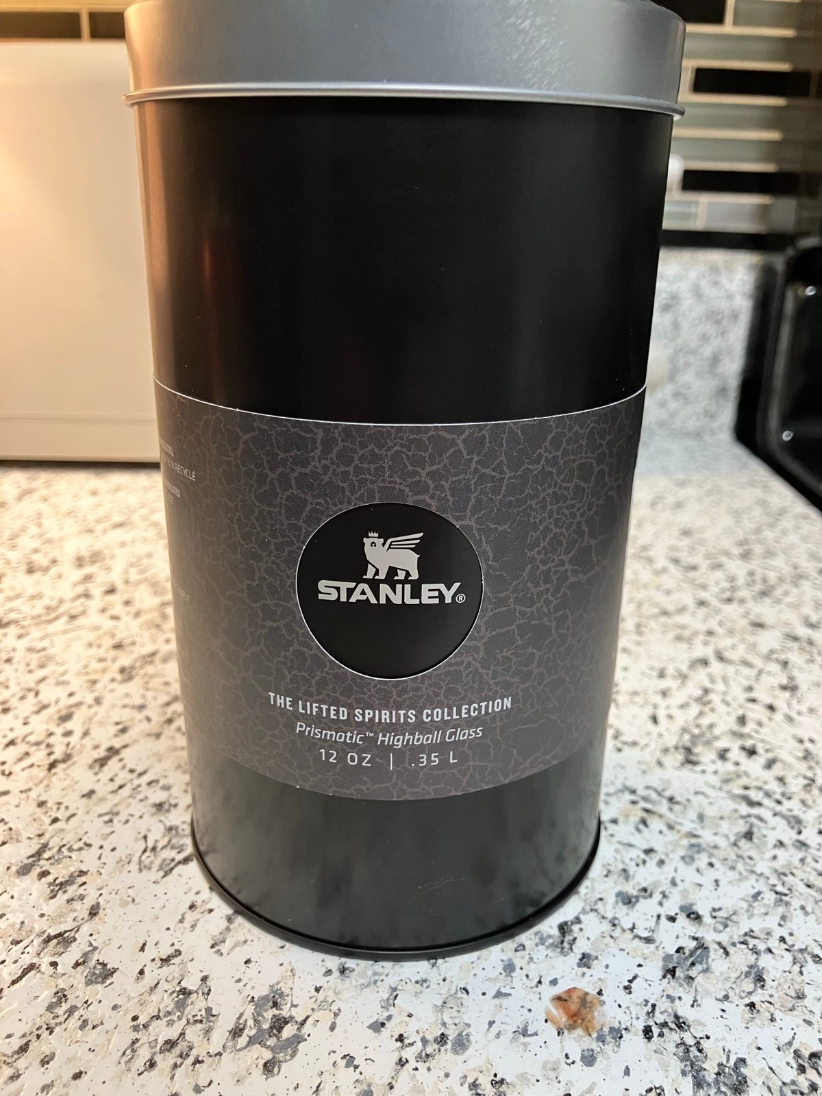 Stanley LIFTED SPIRITS PRISMATIC™ HIGHBALL GLASS | 12 OZ in Foundry Black
