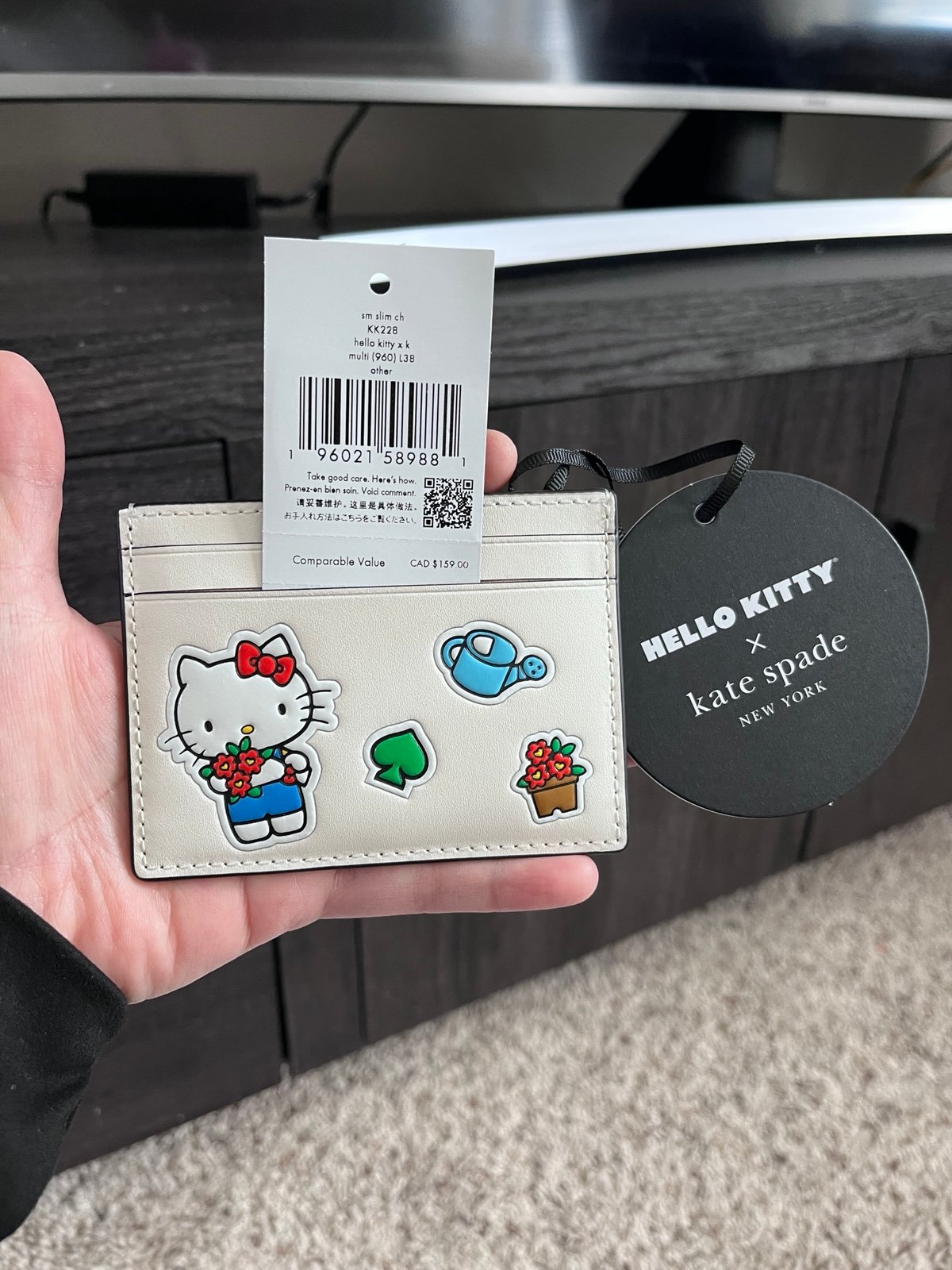 Kate Spade x Hello Kitty card holder