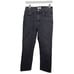 AGOLDE Jeans Size 27 Wilder Mid Rise Comfort Straight Black Denim Organic Cotton