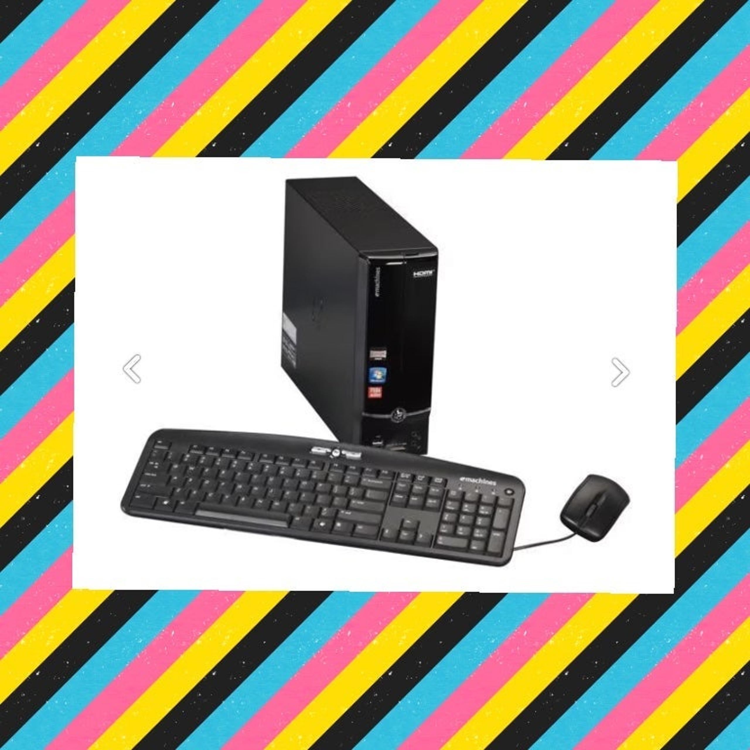 eMachines  EL1360G-UW11P Desktop PC Windows 10 w/ Keyboard & Mouse