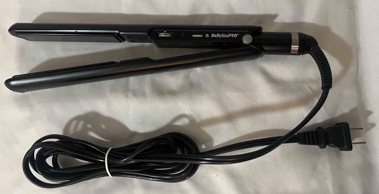 BaBylissPRO Porcelain Flat Iron Hair Straightener,