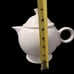 Homer Laughlin White Fiesta Fiestaware Classic Ceramic Retro Teapot With Lid.  B
