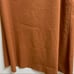 Theory Luxe ECO CRUNCH Skirt, Orange and Brown, Size 36, Linen.