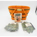 Longaberger Traditions 1997 Fellowship Basket Lid Liner Protector Handle Gripper