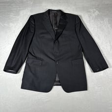 Ermenegildo Zegna Men Blazer 100% Wool Gray Size US 46R Made in Switzerland