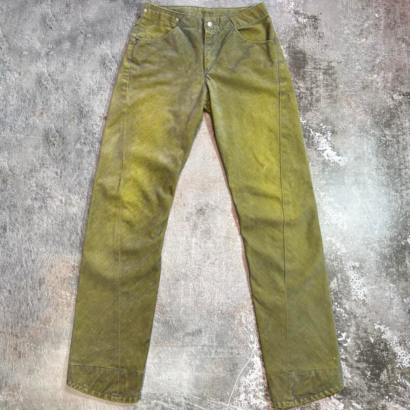 INSANE Iridescent Levis Pants! Green & Purple Levis Europe. Size 28 x 34.