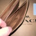 NWT COACH Medium Zip Wallet 57468 Signature Coated Canvas Khaki Saddle 2
