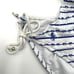 Ralph Lauren Cut Out One Piece Swim Suit White Blue