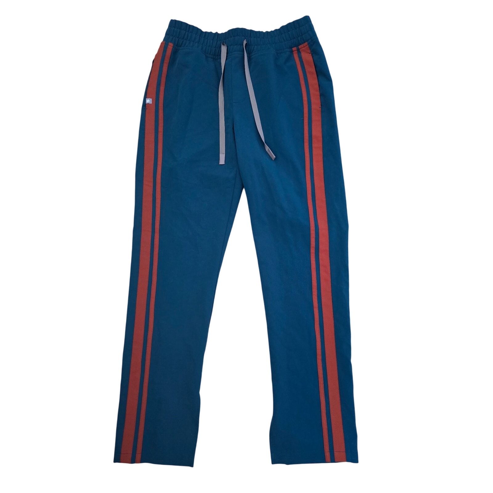 *NWOT Figs Mens Technical Collection Pants Size S Green Orange Track Scrub