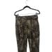 Good American Animal Print High Waist Barrel Capri Pants Jungle Green Size 6/28