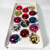 Vintage Christmas glass ball ornaments Shiny Bright & Rauch 14