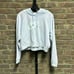 NIKE Club Blue Fleece Oversized Cropped Hoodie Size Large