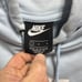NIKE Club Blue Fleece Oversized Cropped Hoodie Size Large