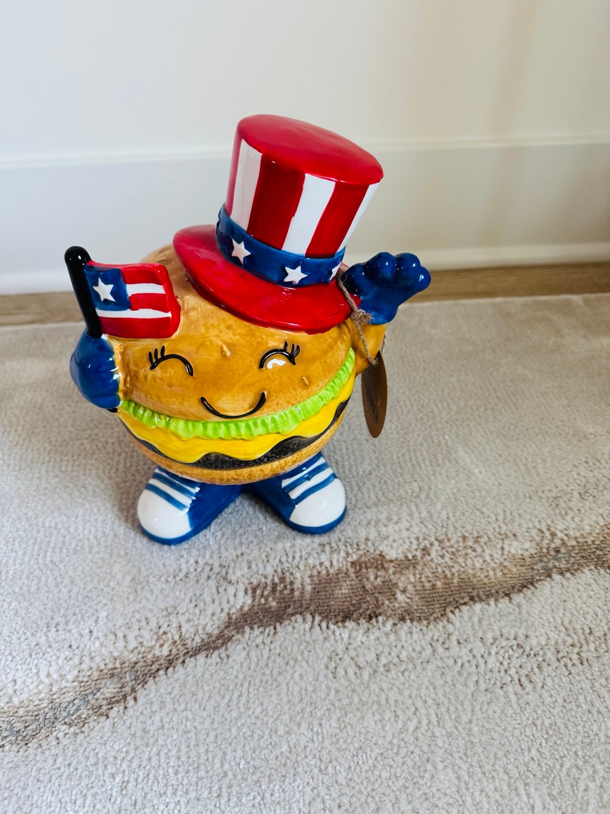 4th of July Patriotic Hamburger Decor