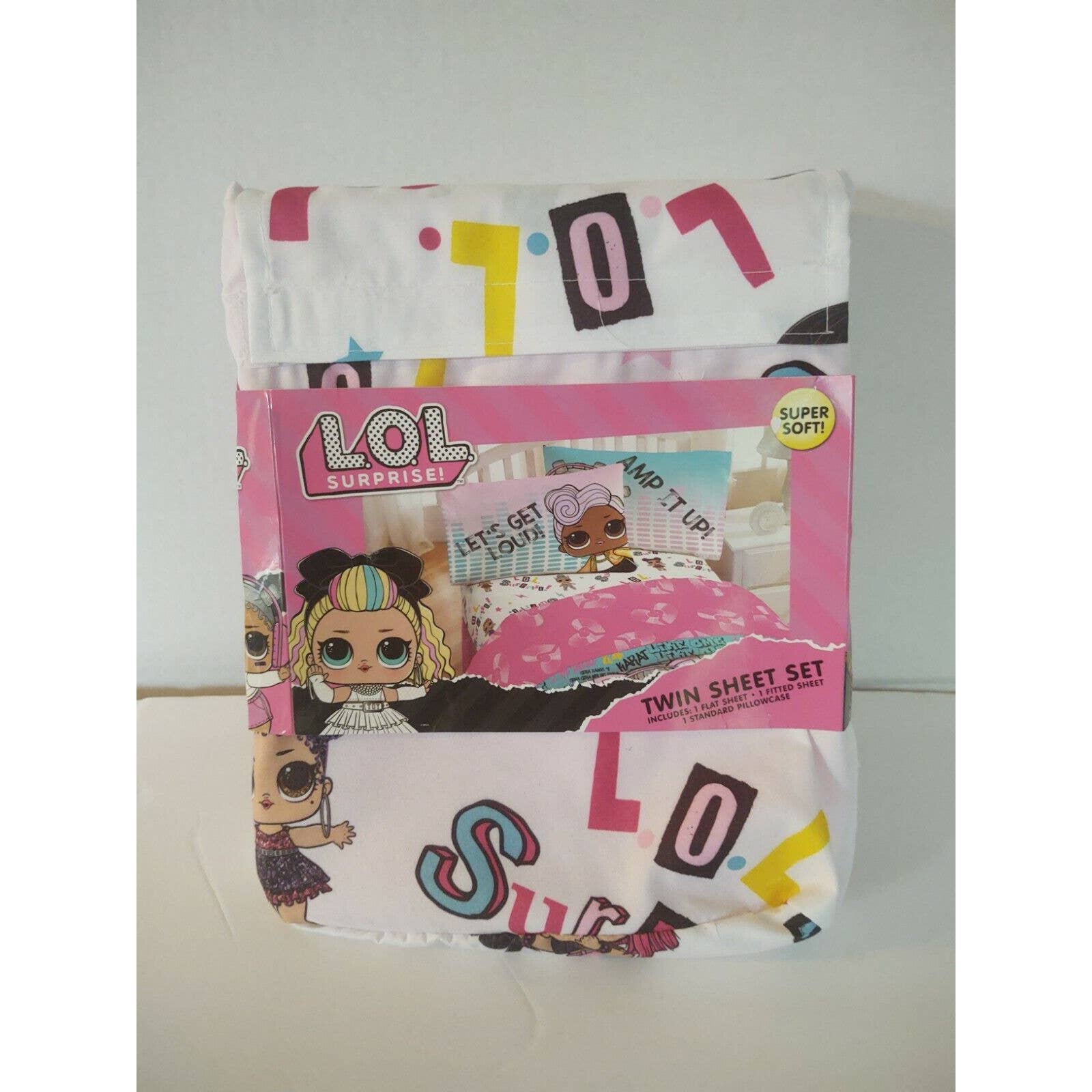LOL Surprise! (3) Piece Twin Sheet Set (fitted/flat + Pillowcase)**BRAND NEW! **