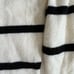 Joe Fresh mock neck stripped cashmere sweater
