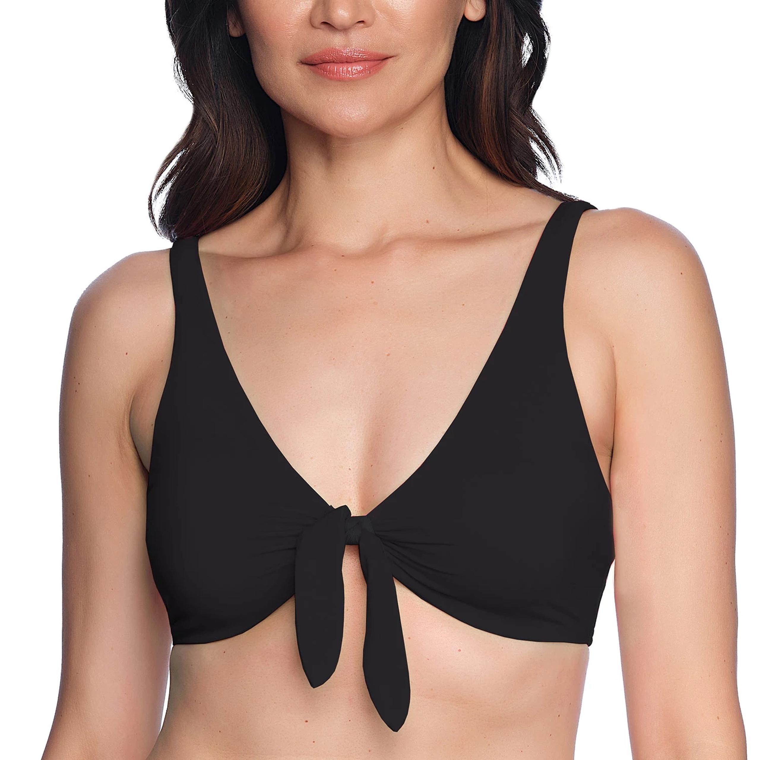 NWT Loft Women's Tie Front Bikini Top Size Large