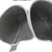 Kamik Rubber Rainboots Kids 4 Black Silver Waterproof Round Toe Mid Calf Warm