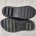 Kamik Rubber Rainboots Kids 4 Black Silver Waterproof Round Toe Mid Calf Warm
