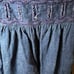Vintage BIS Paris Beverly Hills Denim Tiered Embroidered Ruffle Prairie Skirt