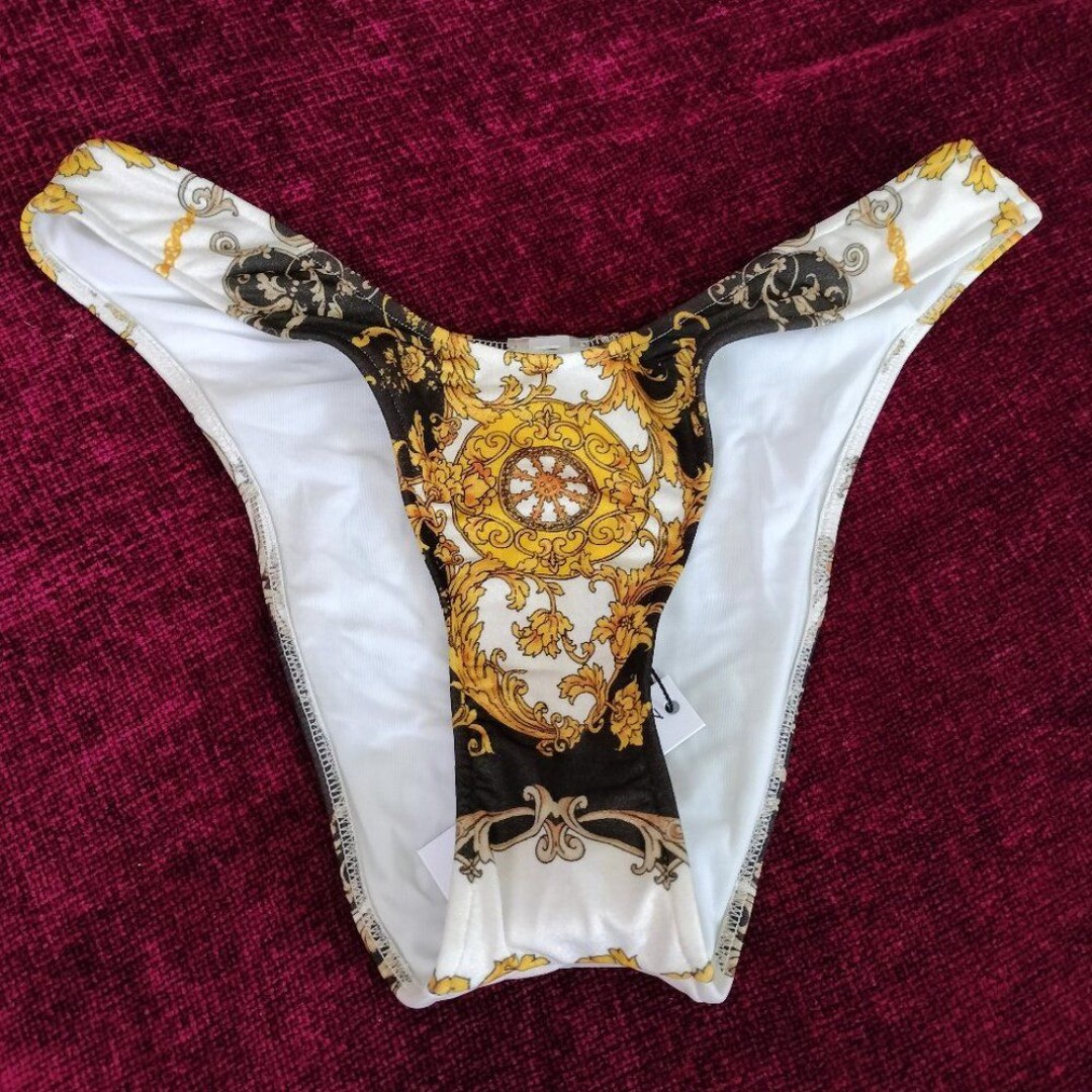 NWT Monica Hansen Beach High Cut Bikini Bottom Size Small