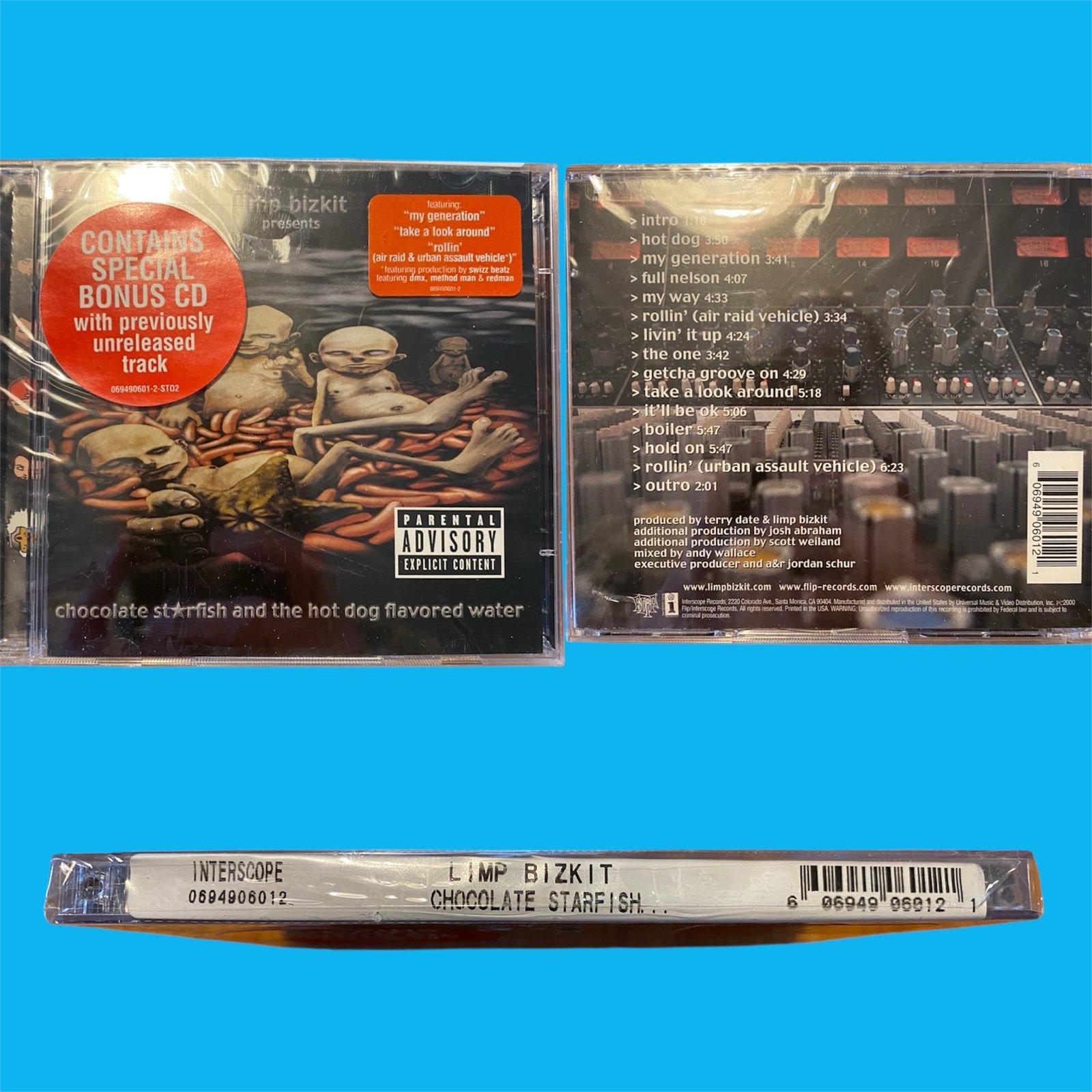 Limp Bizkit “Chocolate Starfish” ‘00 LTD ED. US PRESS 2-CD FACTORY SEALED-RARE