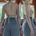 Vintage 60s/70s Halter Sun Top