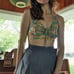 Vintage 60s/70s Halter Sun Top