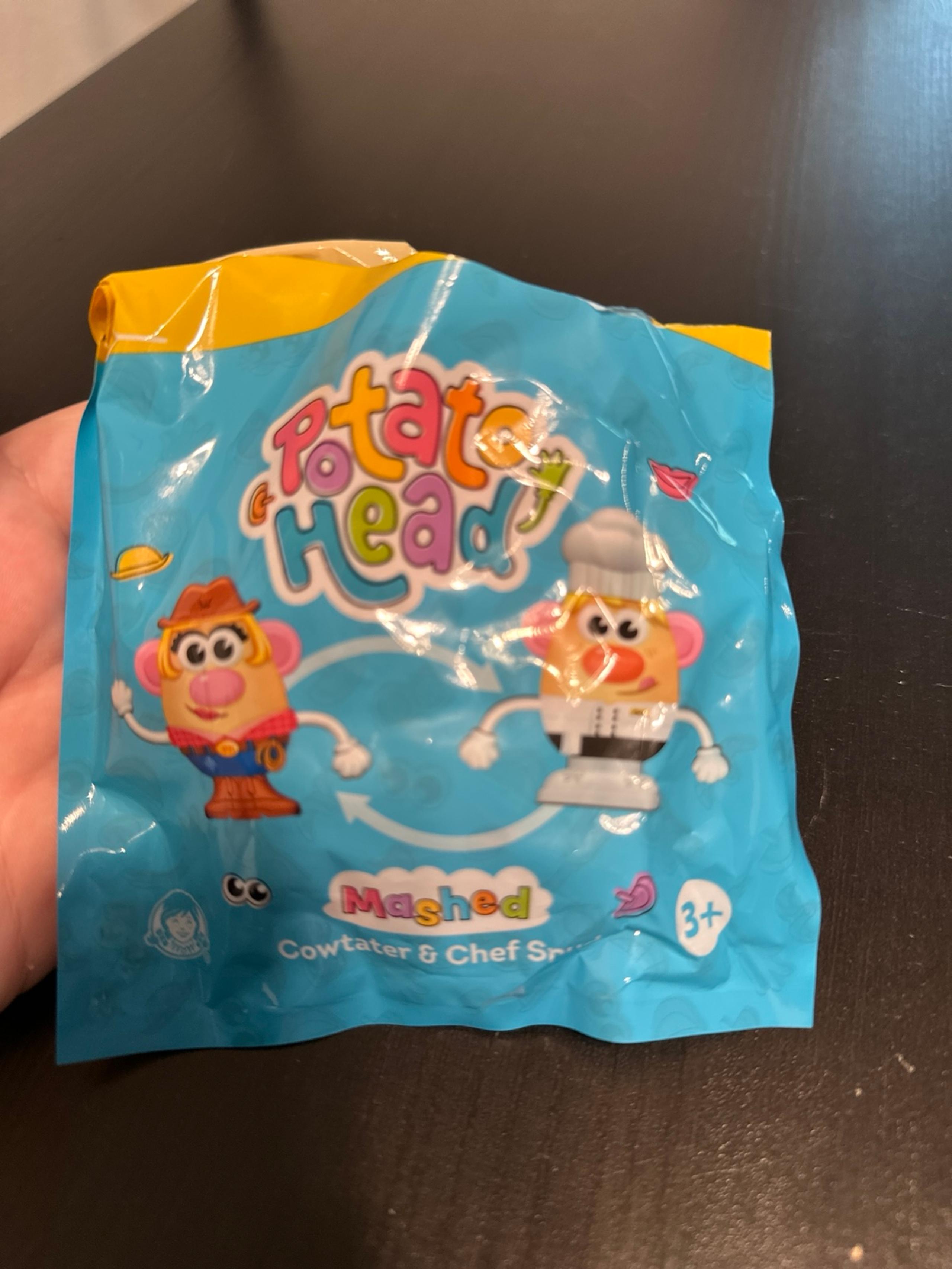 Potato Head Mashed Kids Meal Toy - Cowtater & Chef Spud