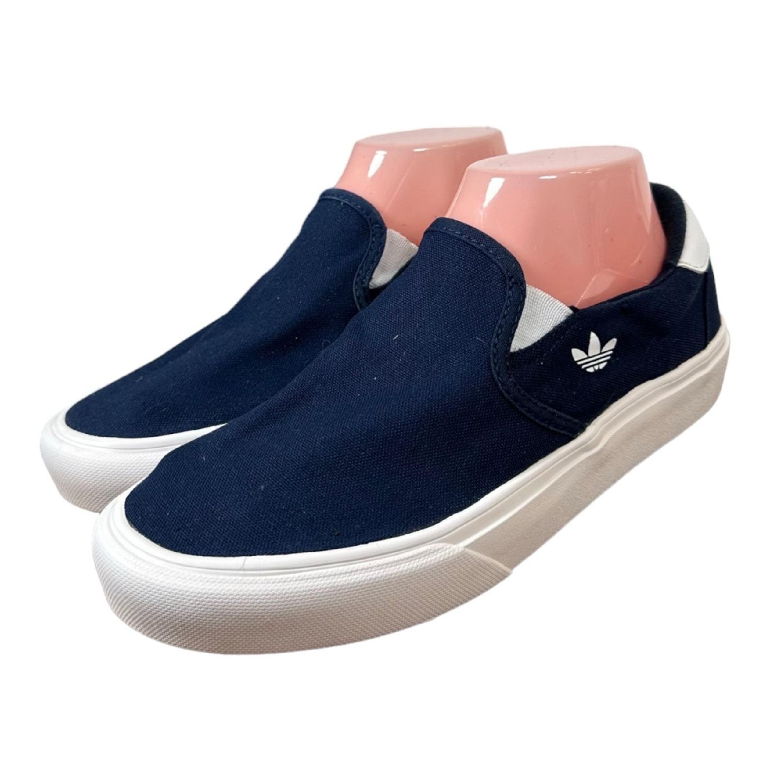 Adidas FY4552 Court Rallye Collegiate Navy Slip On Sneakers Men's 7