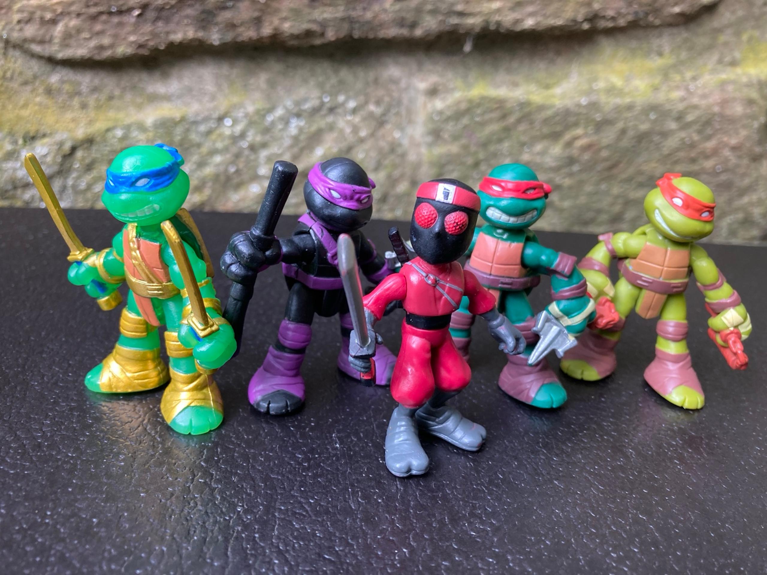 2014 TMNT Teenage Mutant Ninja Turtles Half Shell Heroes Mini Figures Lot