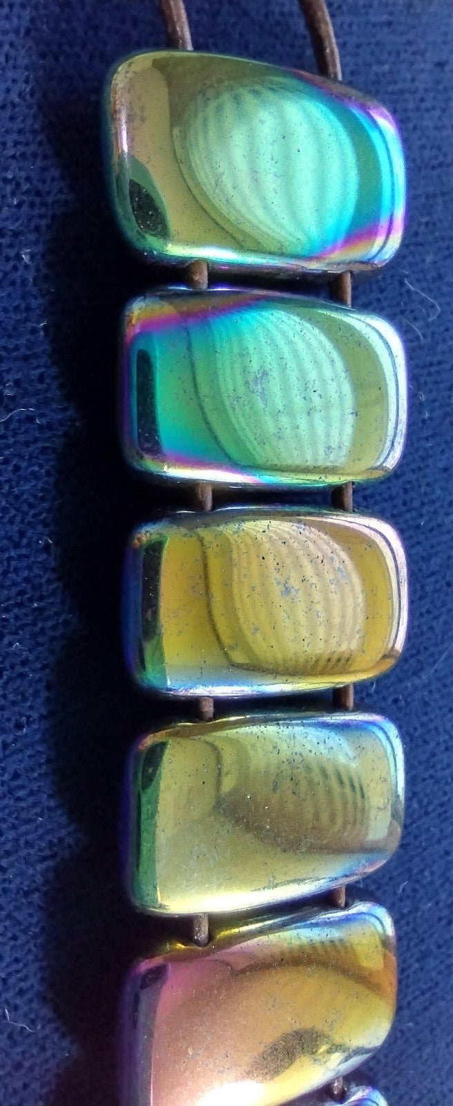 Metallic Tie: rainbow shine: q418