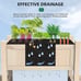 Raised Garden Bed Outdoor, 3 Tier Elevated Wood Planter Box, Raised Beds