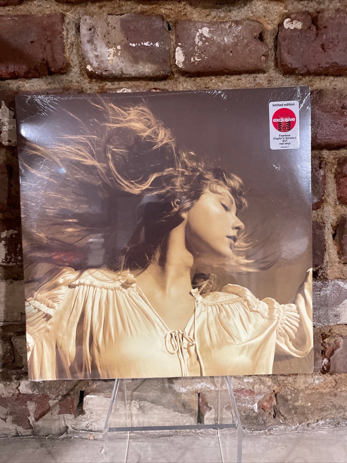 Taylor Swift Fearless Exclusive Limited Edition Red Vinyl 3LP Record New Sealed