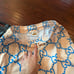 Bravest Studios shorts GG cream and blue sz L