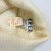 VTG 80s Pearl Beaded Angora Turtleneck Sweater Womens Medium