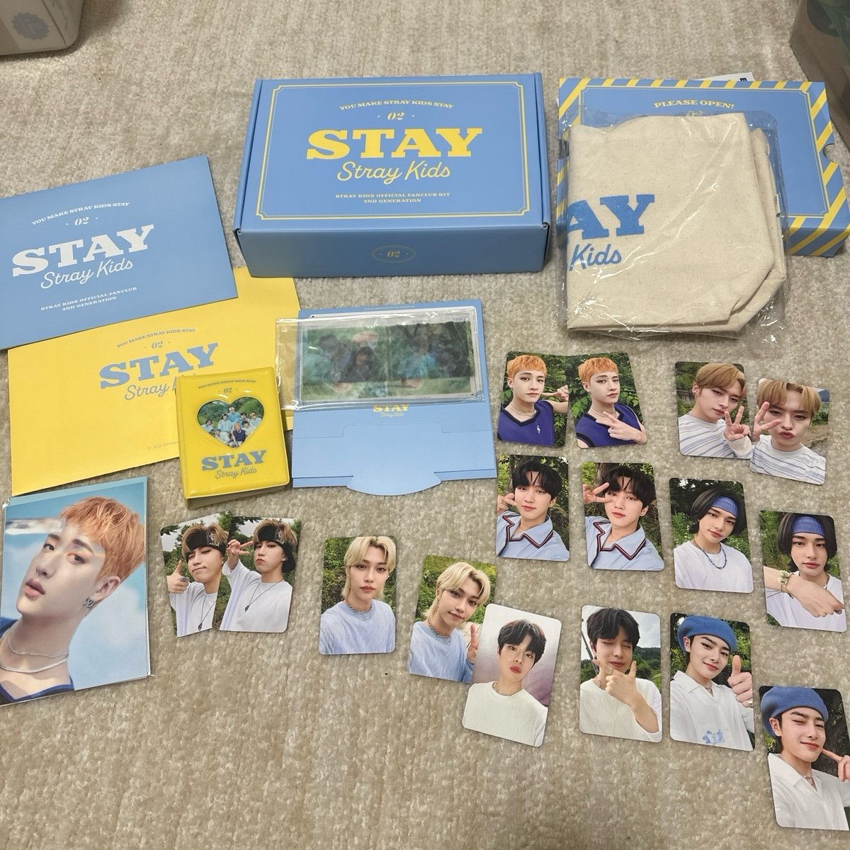 Stray Kids 2nd Fan Club Kit, Complete Set