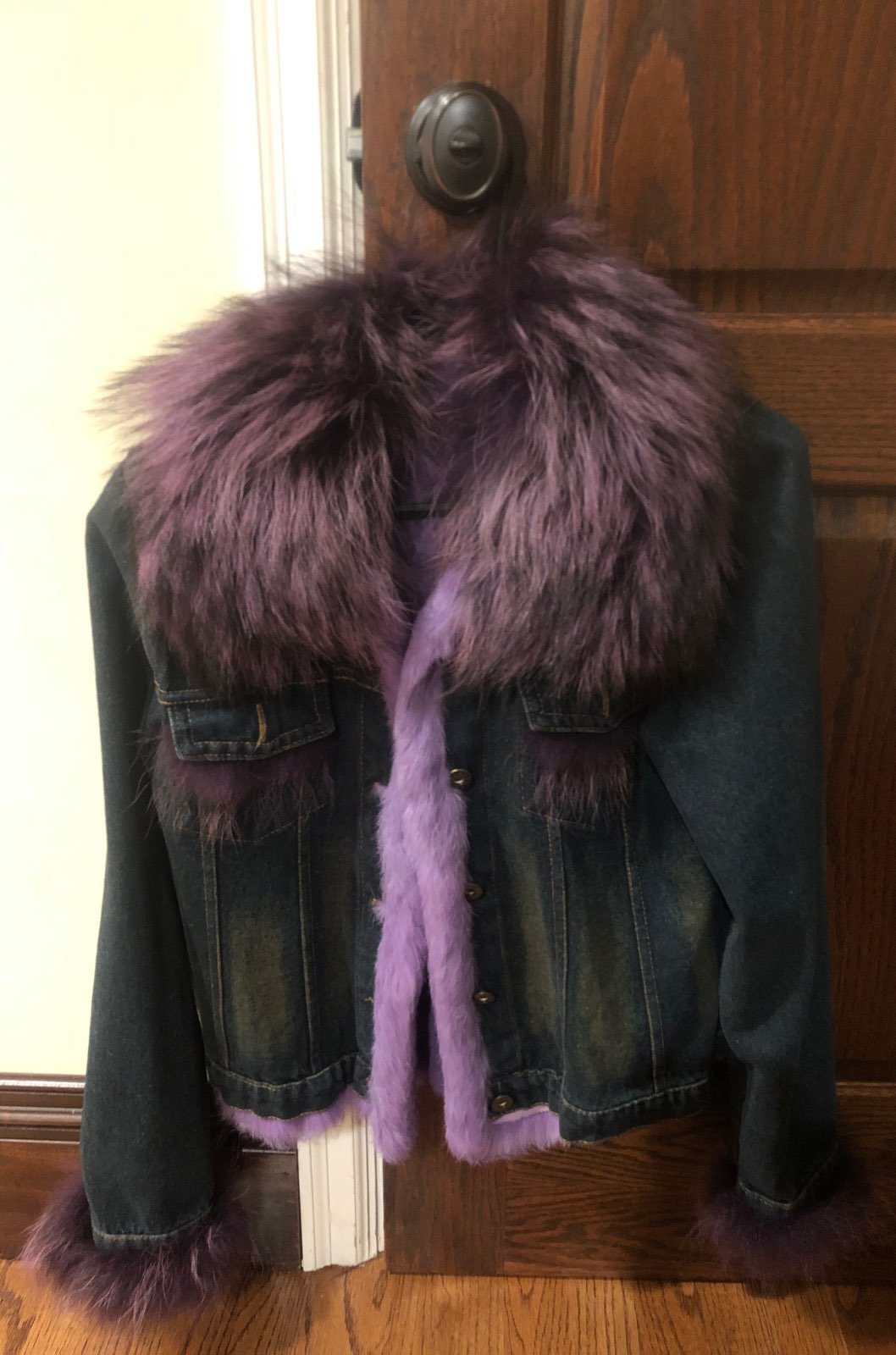 Italian Purple FoxFur Jean Medium