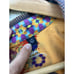 Robert Graham Mens Embroidered Shirt Button-Down Silk Trim Long Sleeve Size L