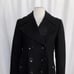 DKNY Donna Karan New York Double Breasted Black Wool Peacoat Pea Coat Size 2