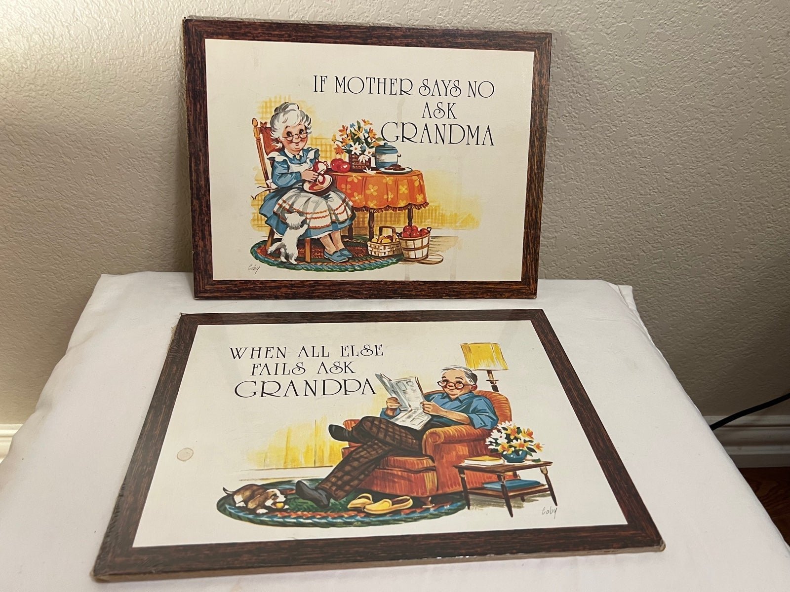 Set of Kitschy Vintage 70’s Wall Decor!