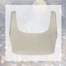 SKIMS Outdoor Wide Neck Bralette in Stone size Small NWT!