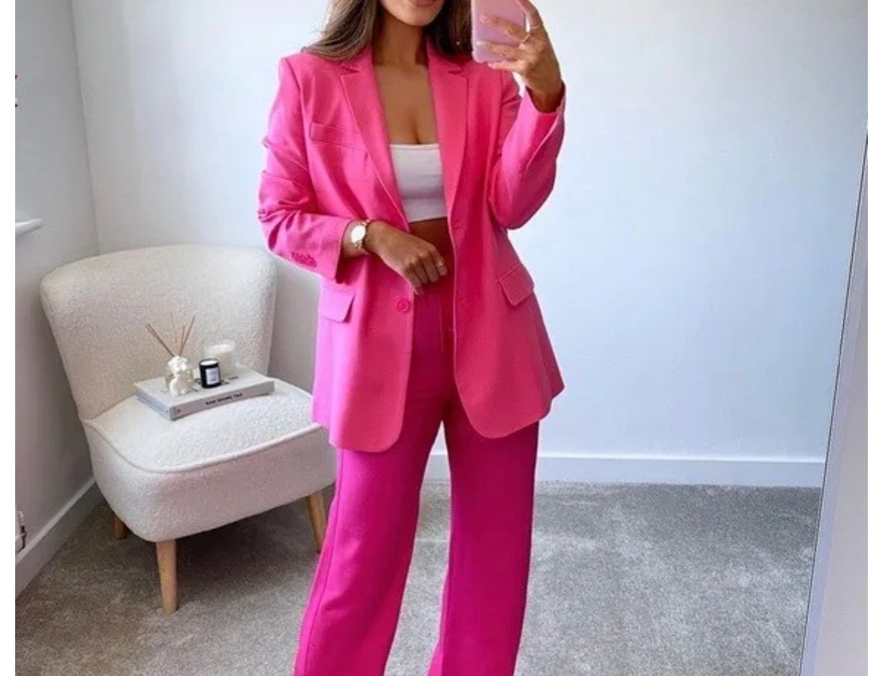 Zara straight cut blazer