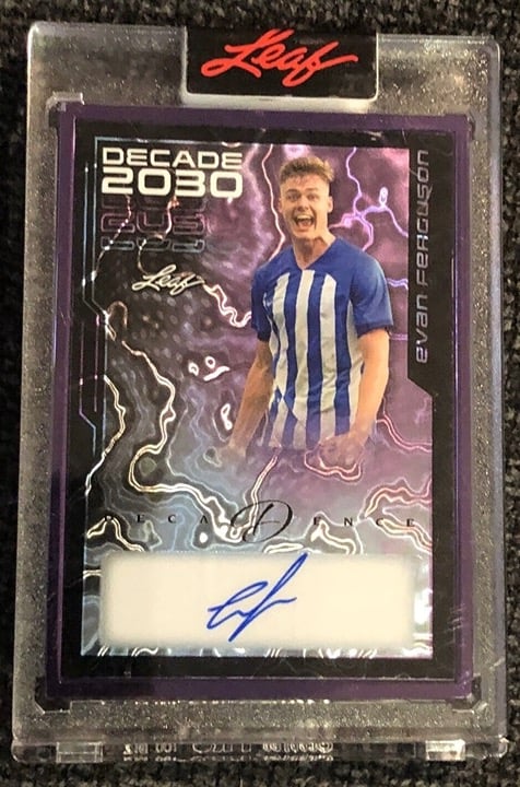 Evan Ferguson Leaf Decadence 1/5 Brighton & Hove Albion Republic of Ireland