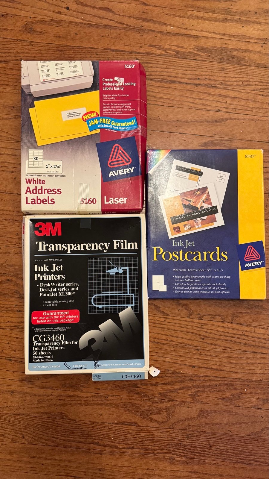 Office printing supplies