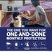 Flea And Tick. Triple Protection Dogs, 8.1-17 lbs. 3 Month Supply! 106 Retail
