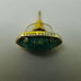 Rare Kendra Scott GOLD TONE AQUA OPAL ELLIE STUD EARRINGS